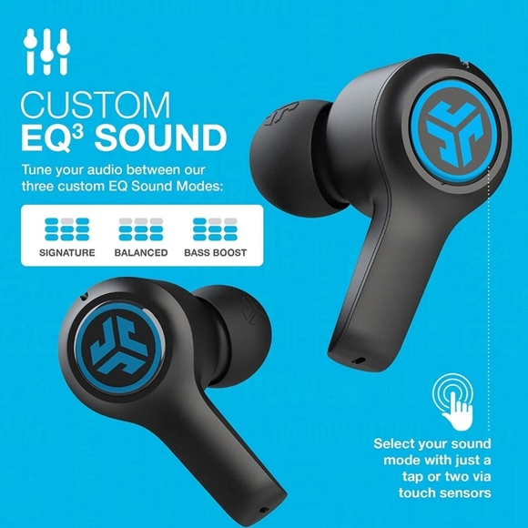 JLab JBuds Air Play Gaming True Wireless Earbuds | 30+ Total Hours of Bluetooth - Picture 3 of 10